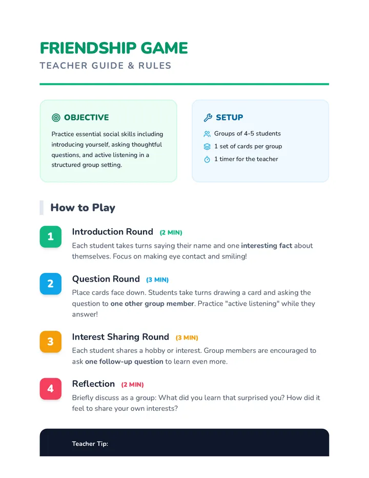 Making New Friends • Lesson • Lenny.com