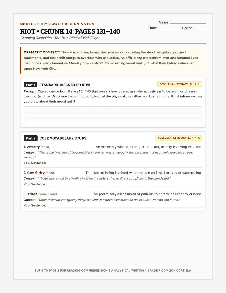 Chunk 14 Activity Sheet