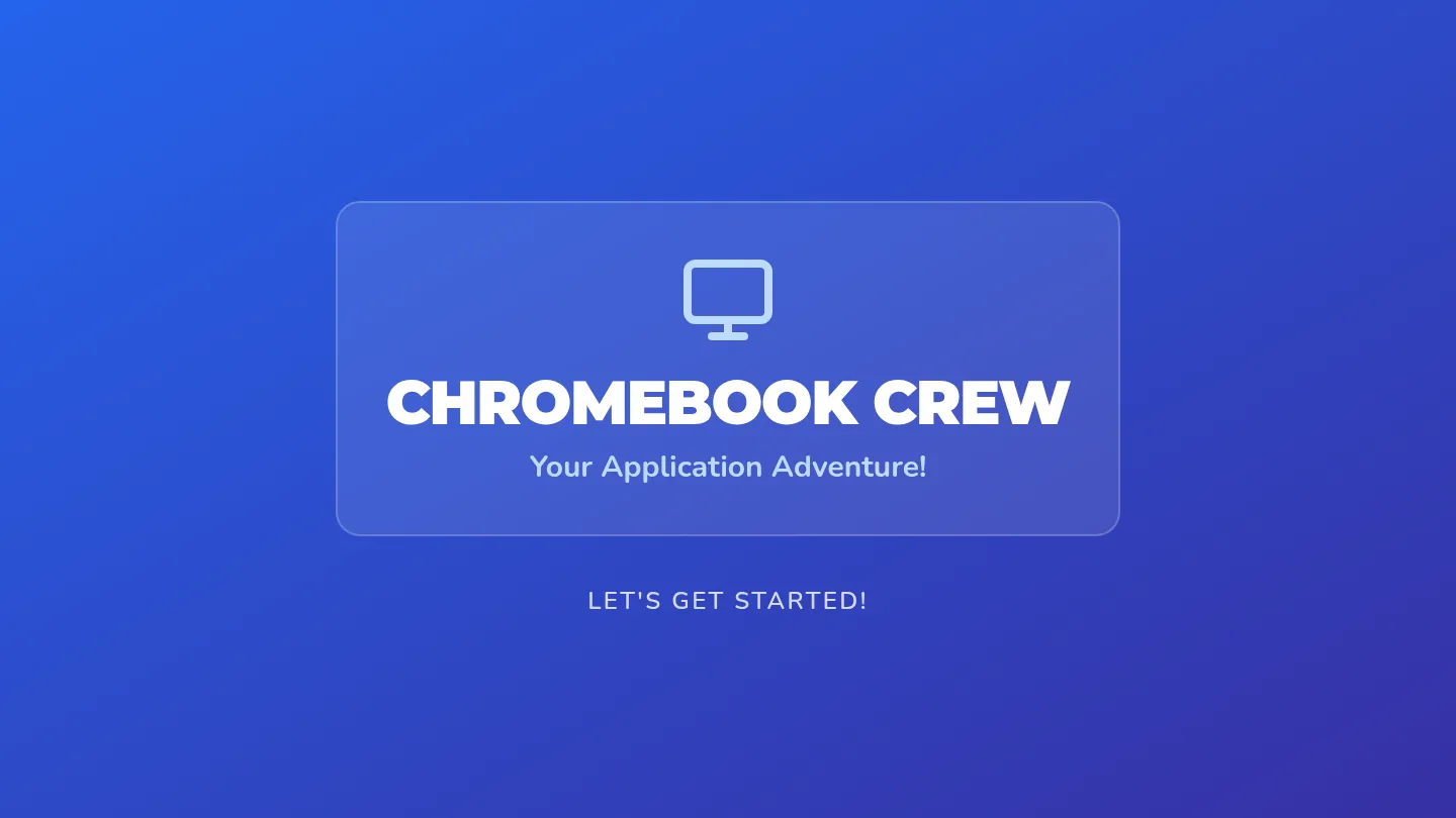 Chromebook Crew Presentation Slides
