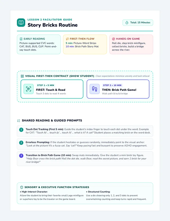 Story Bricks Routine Guide