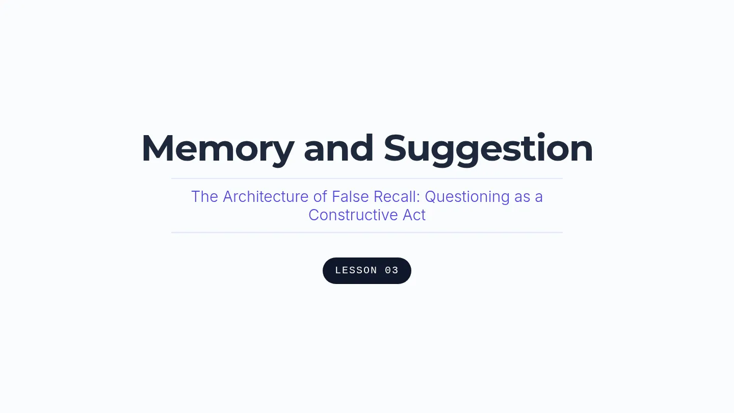 Memory Suggestion Slides
