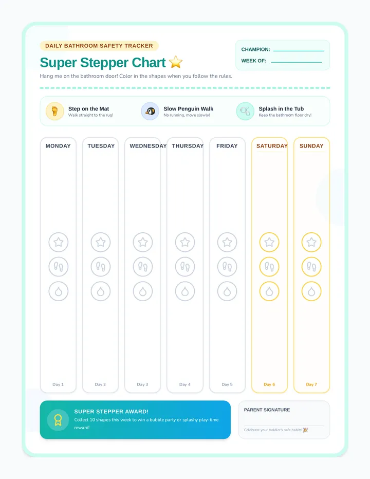 Super Stepper Helper Chart