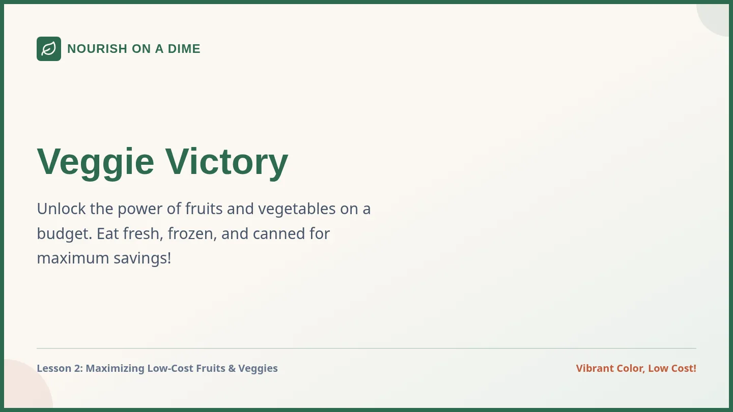 Veggie Victory Slides