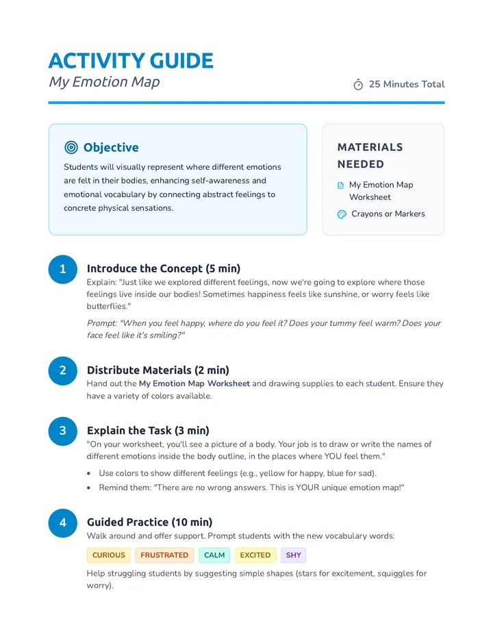 Emotion Explorer Activity Guide