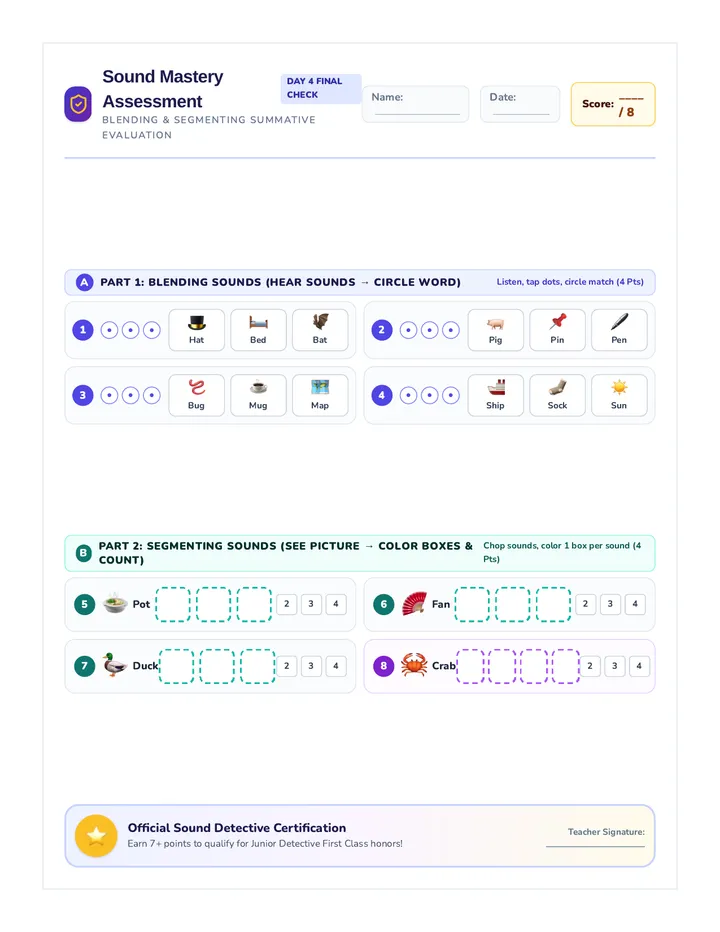 Sound Mastery Assessment