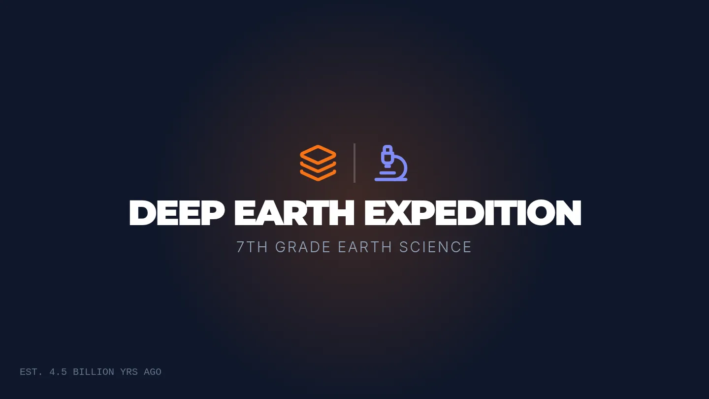 Deep Earth Expedition Slides