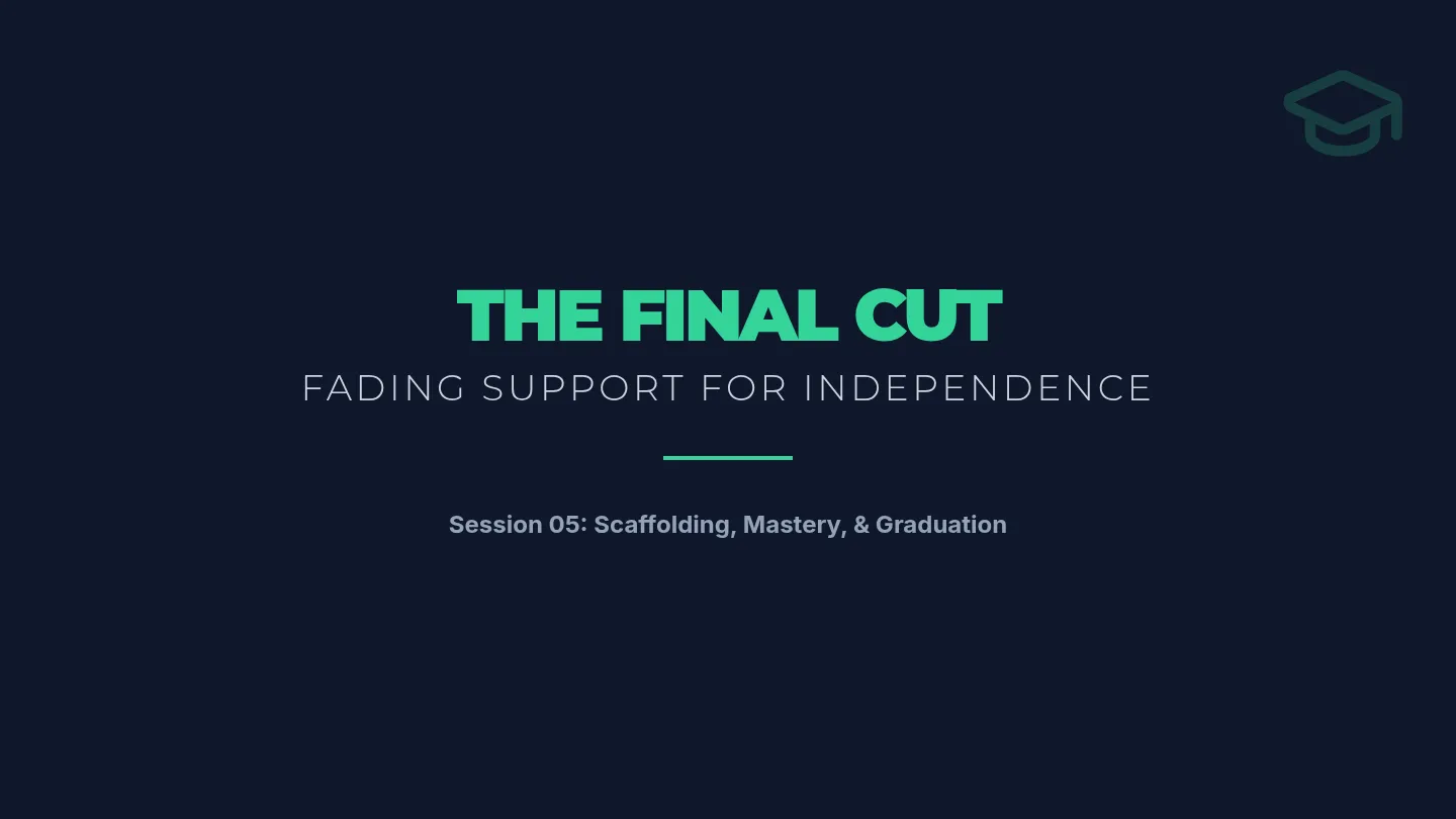 Fading Support Slides