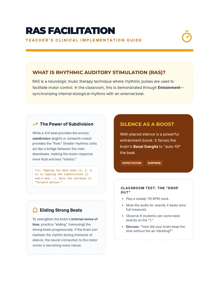 RAS Facilitation Tips Guide