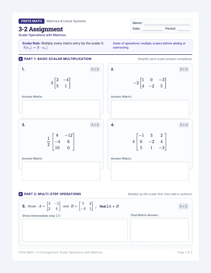 3-2 Assignment Worksheet