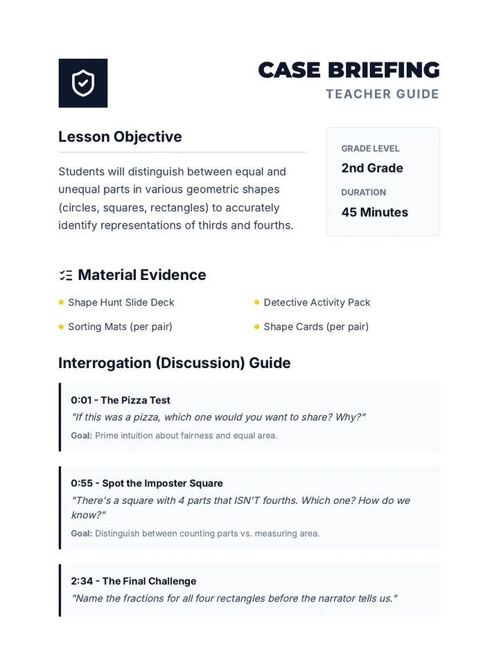 Case Briefing Teacher Guide