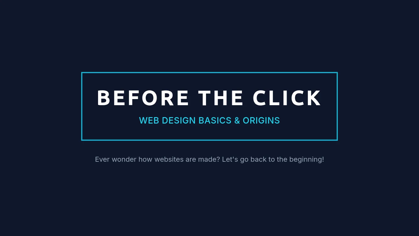 Web Design Basics Slide Deck