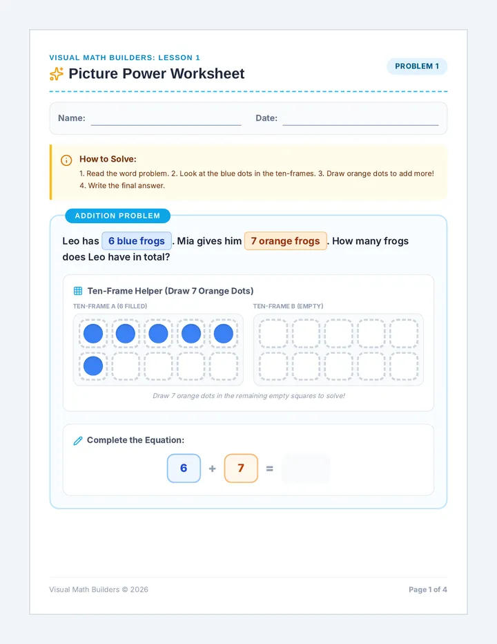 Picture Power Worksheet