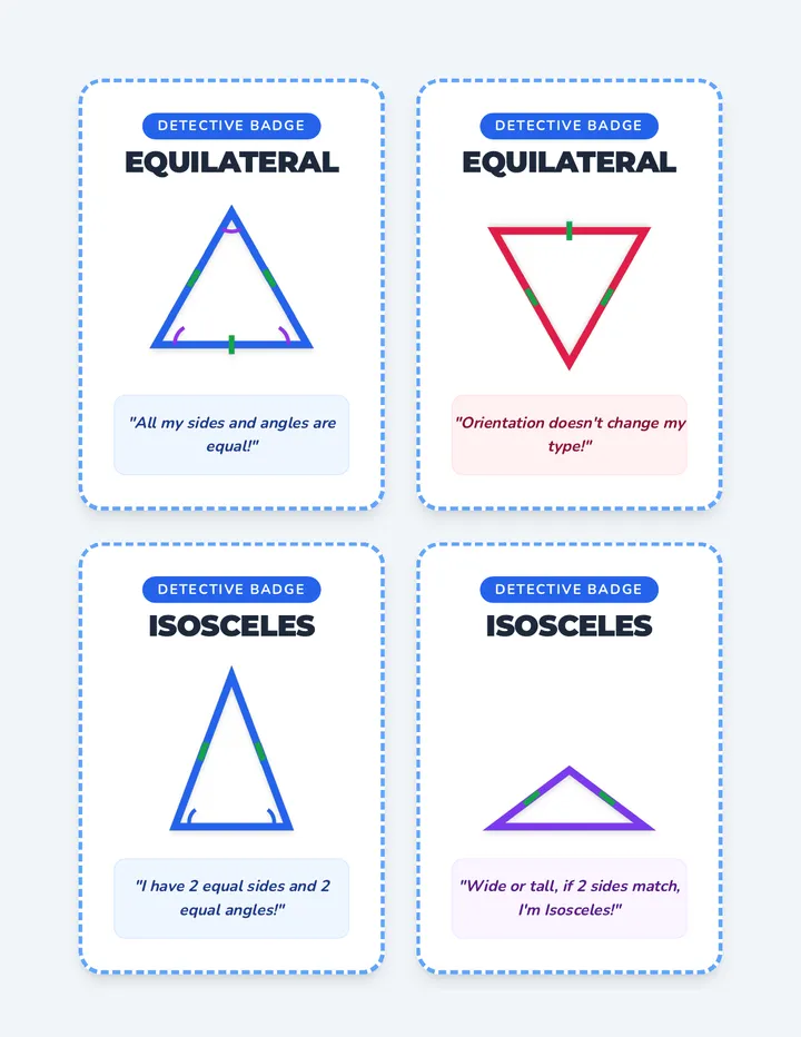 Triangle Identity Cards