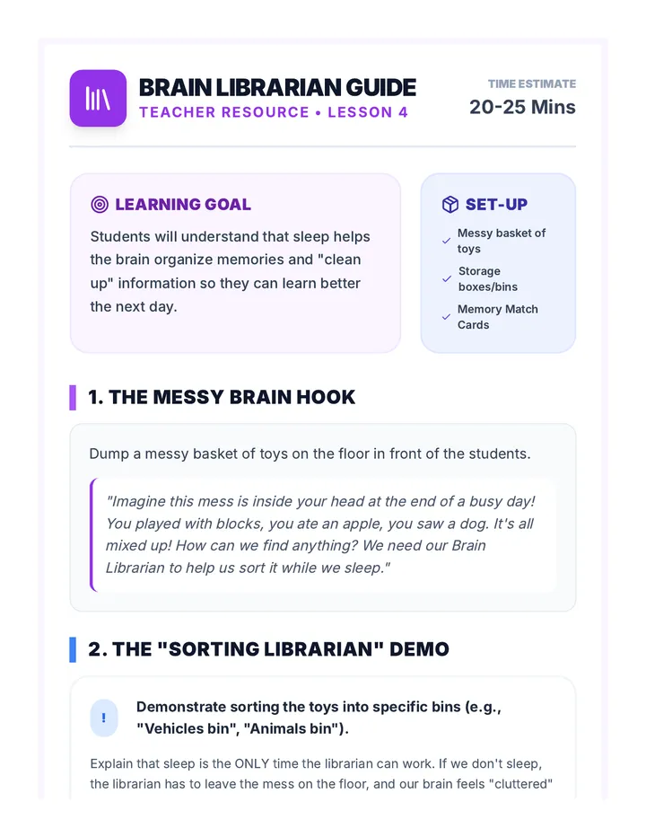 Librarian Teacher Guide