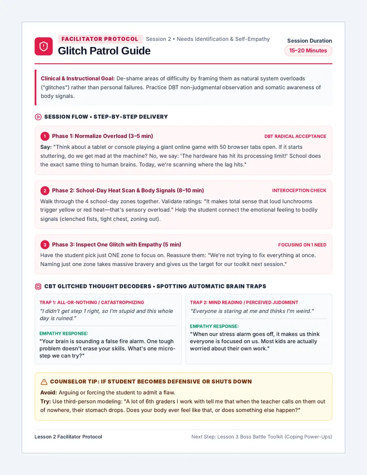 Glitch Patrol Guide