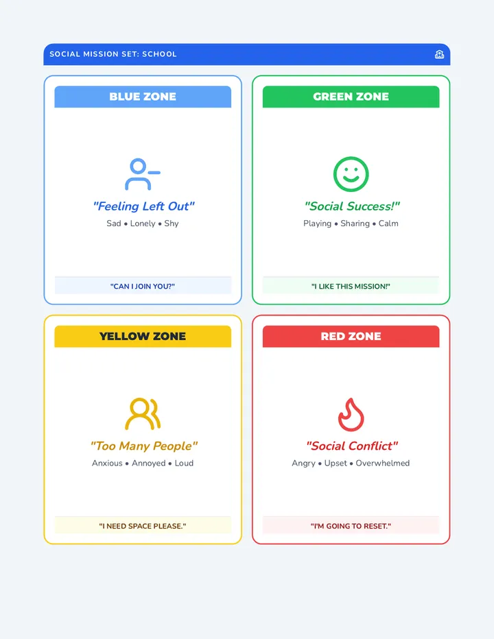 Social Power Up Cards
