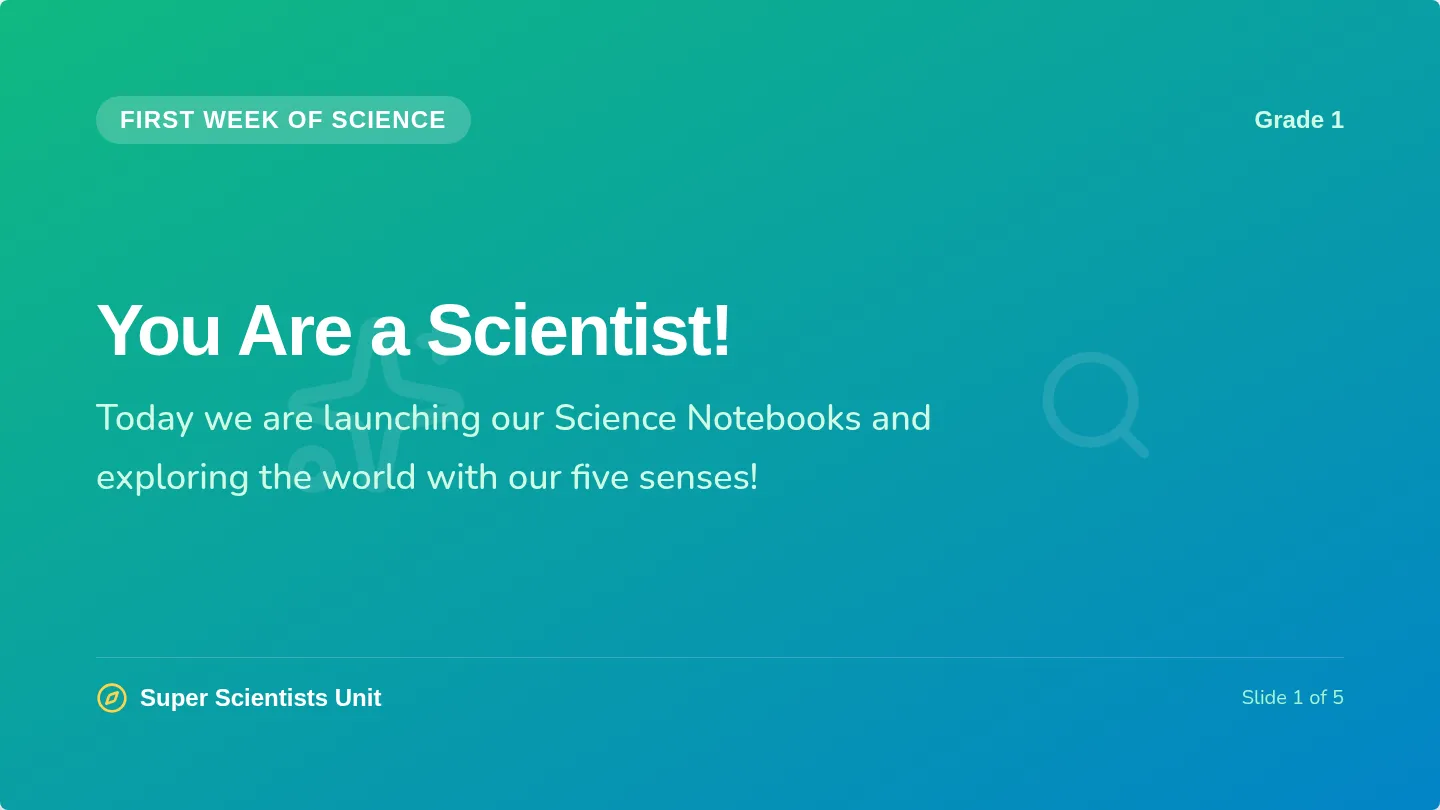 Super Scientists Slides