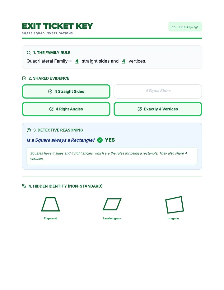 Shape Squad Exit Key
