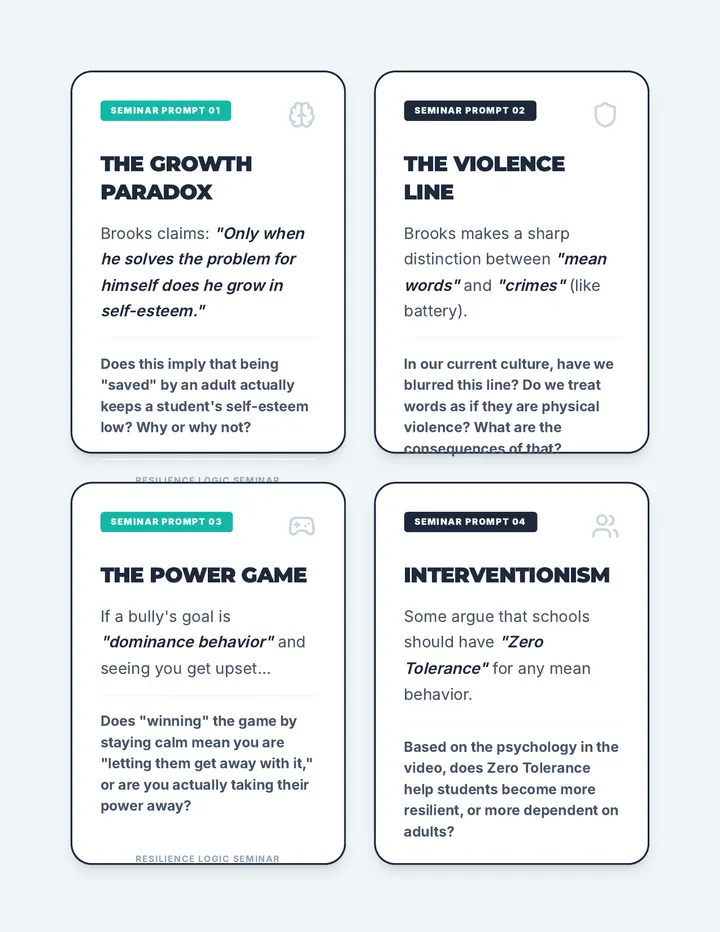 Seminar Prompt Cards