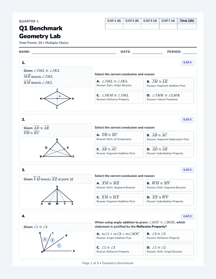 Geometry Benchmark Test