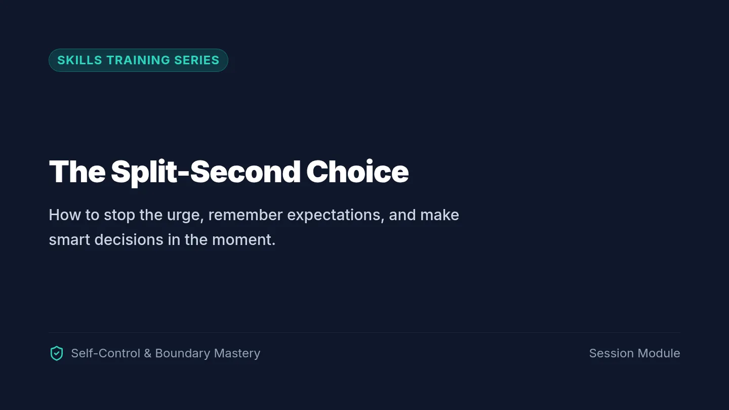 Split Second Decision Slides