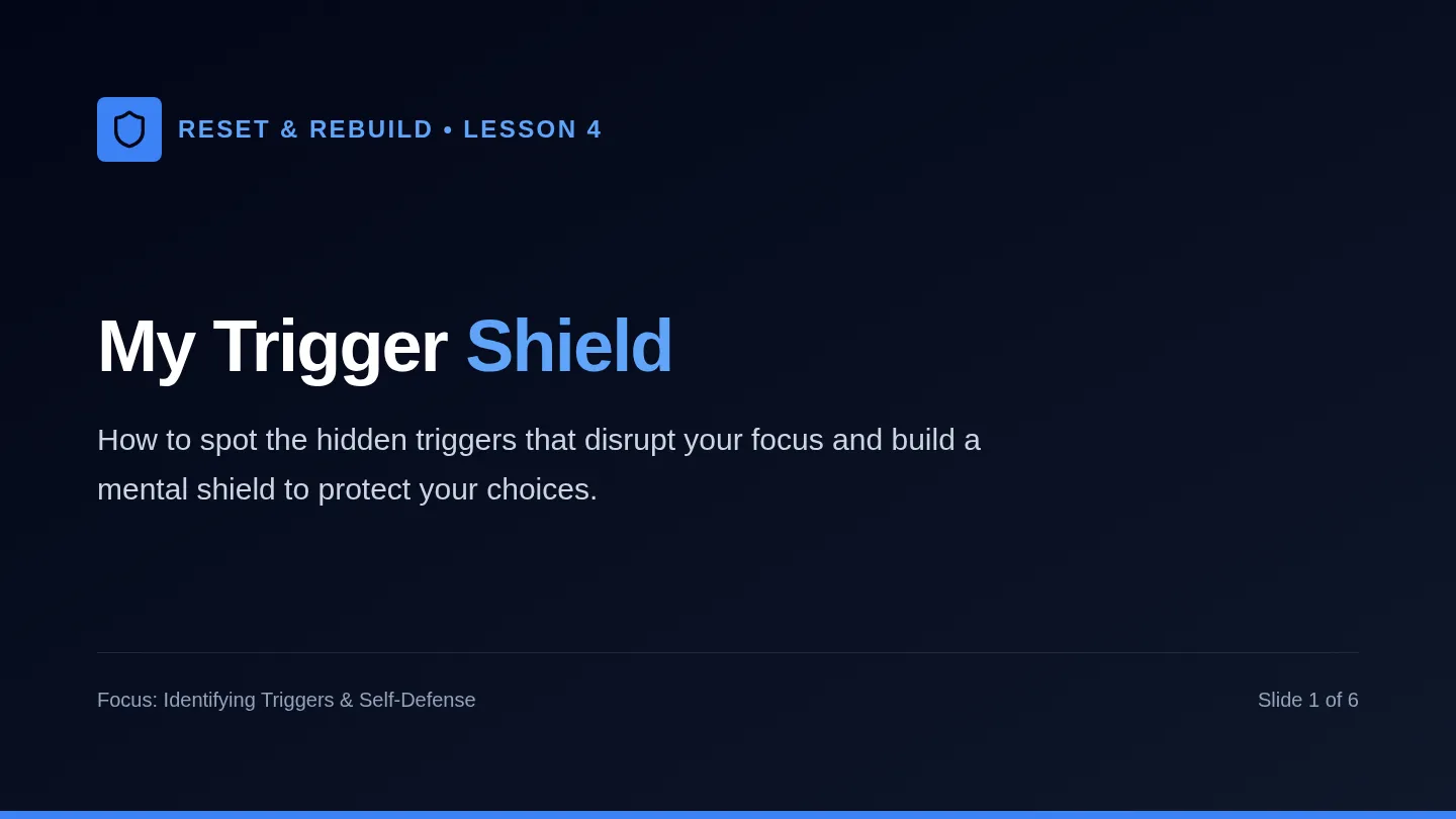 Trigger Shield Slides