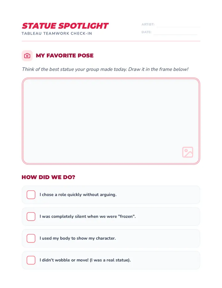 Tableau Team Checklist