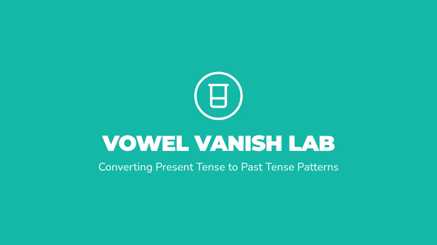 Vowel Vanish Slides