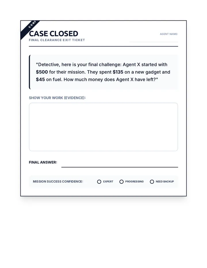 Case Closed Ticket