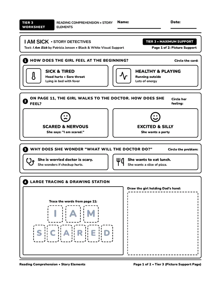 Doctor Visit Tier 3 Worksheet