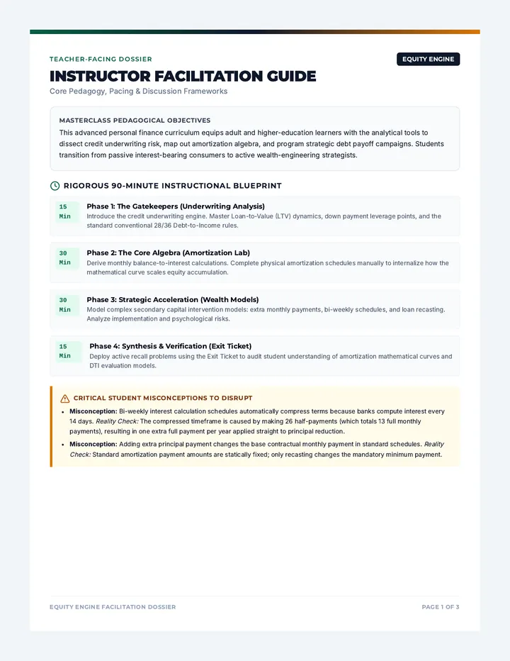 Equity Engine Teacher Guide