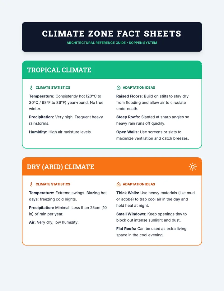 Climate Zone Fact Sheets