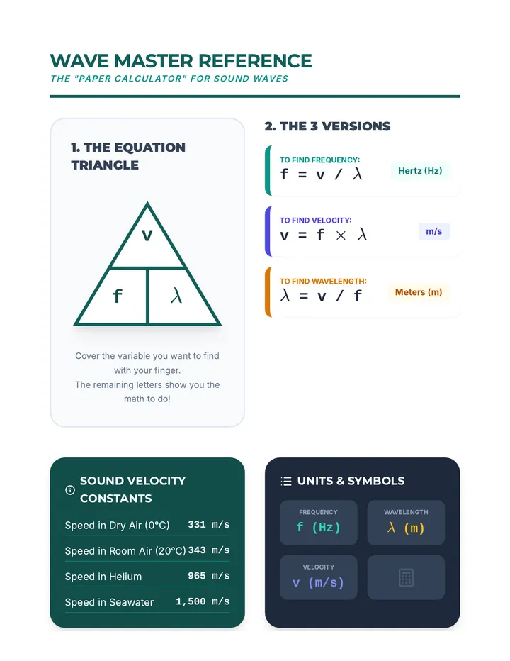 Wave Master Reference Sheet