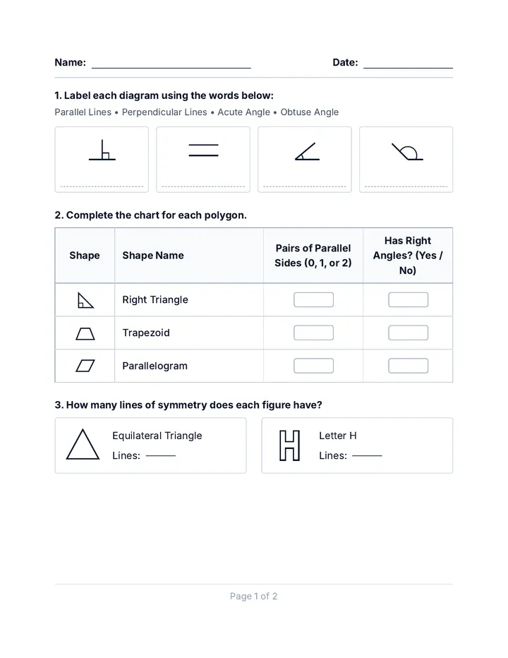 Shape Master Pop Quiz