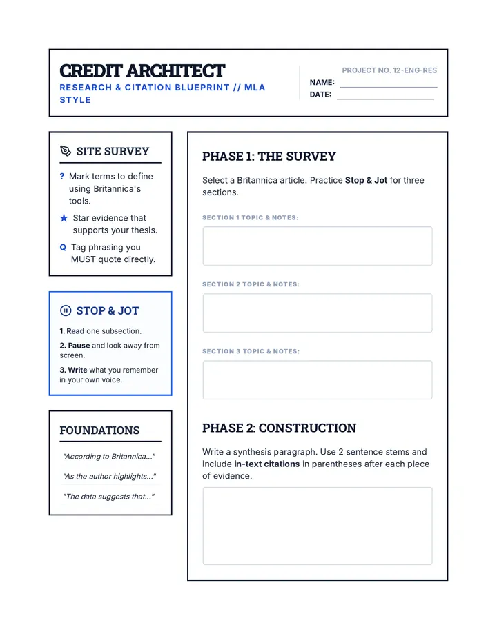 Credit Architect Handout