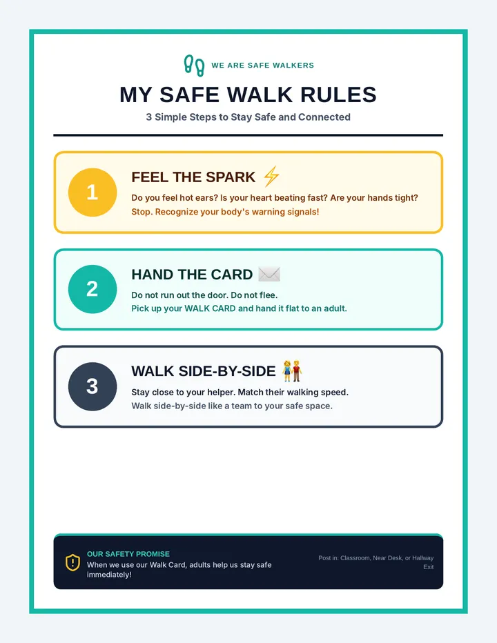 Safe Walk Anchor Chart