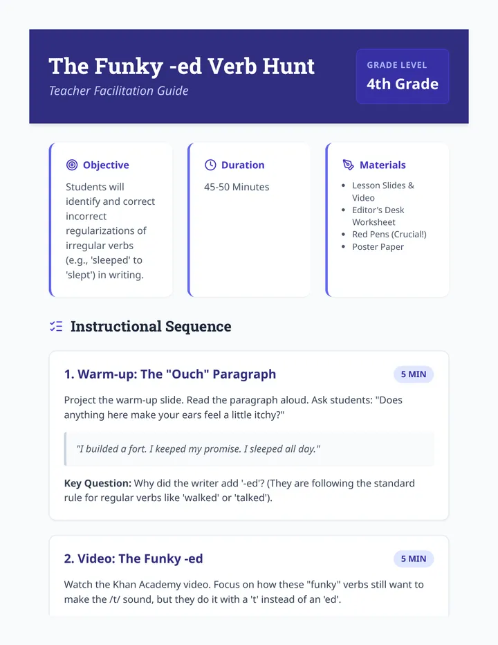 Funky Ed Teacher Guide