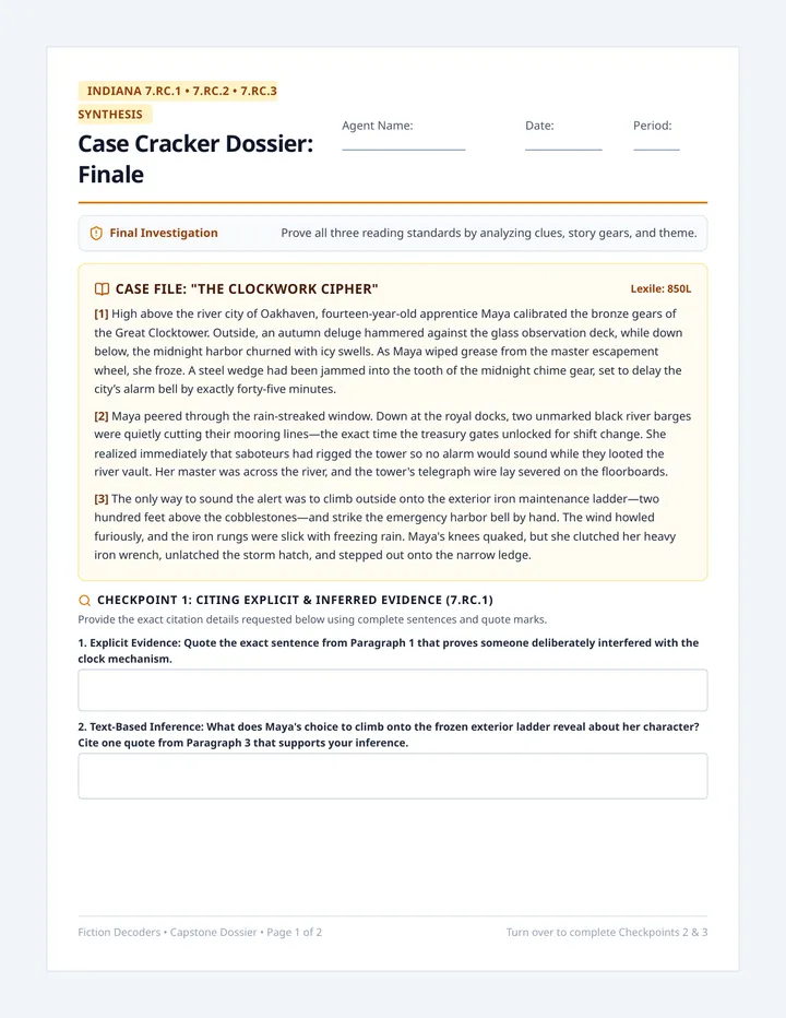 Case Cracker Student Dossier