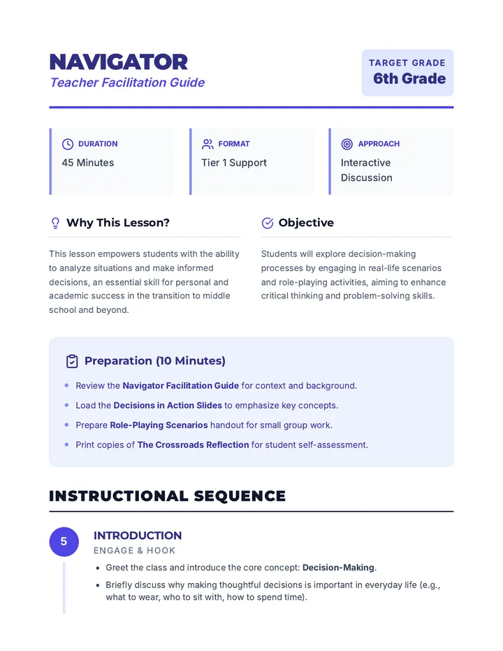 Navigator Teacher Guide