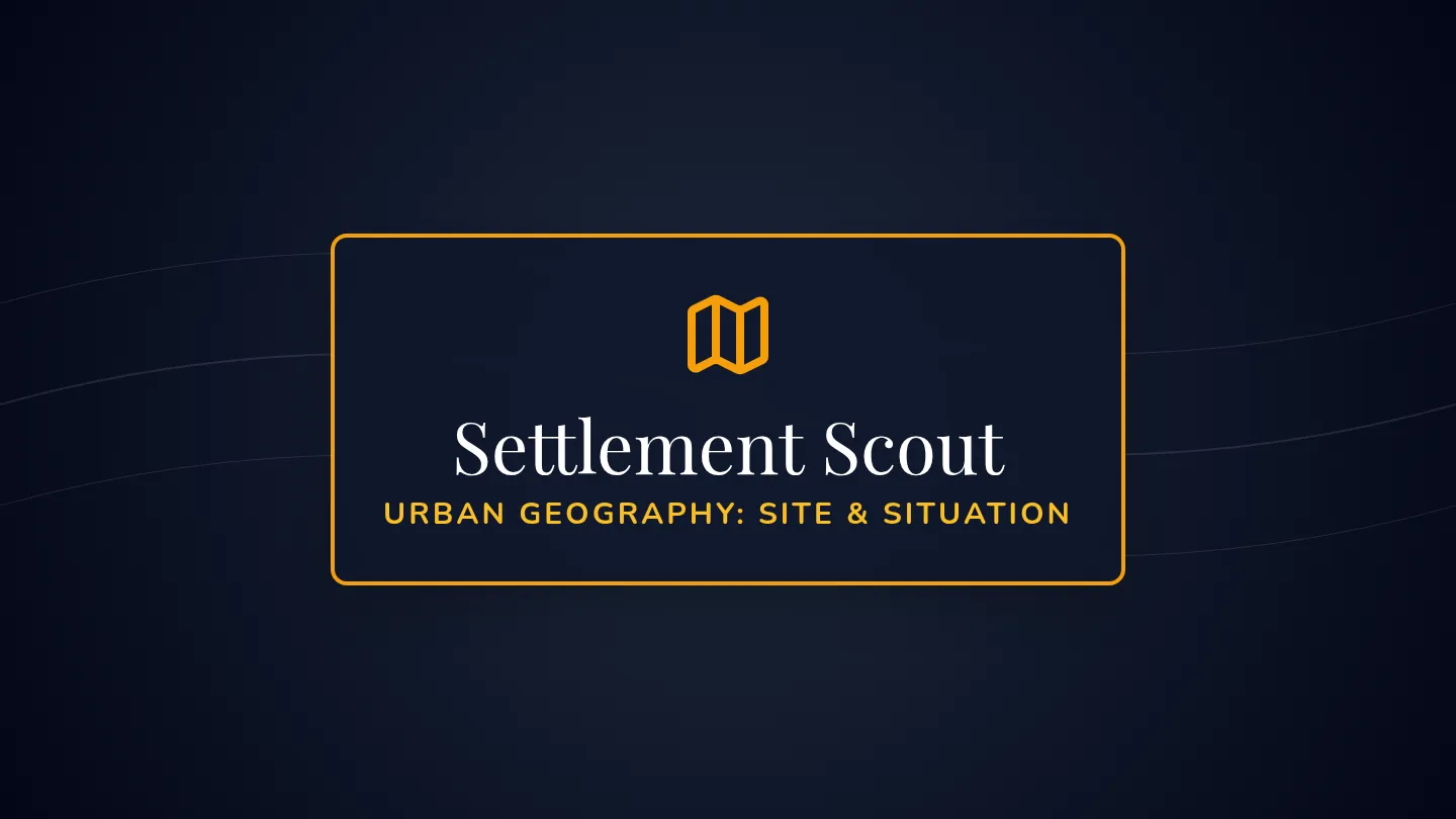 Settlement Scout Slides