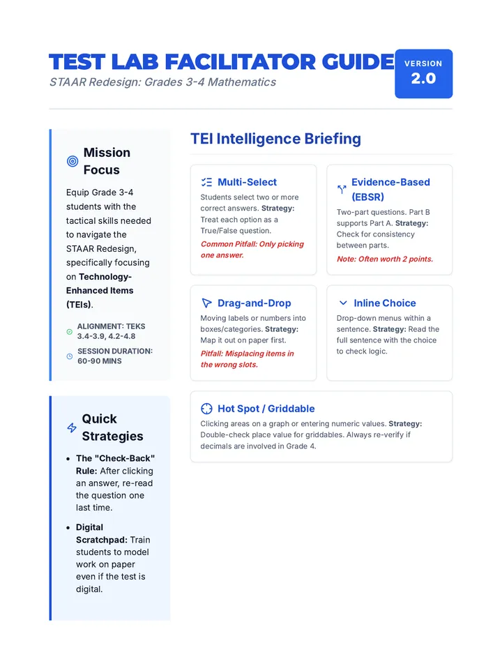 Test Lab Facilitator Guide