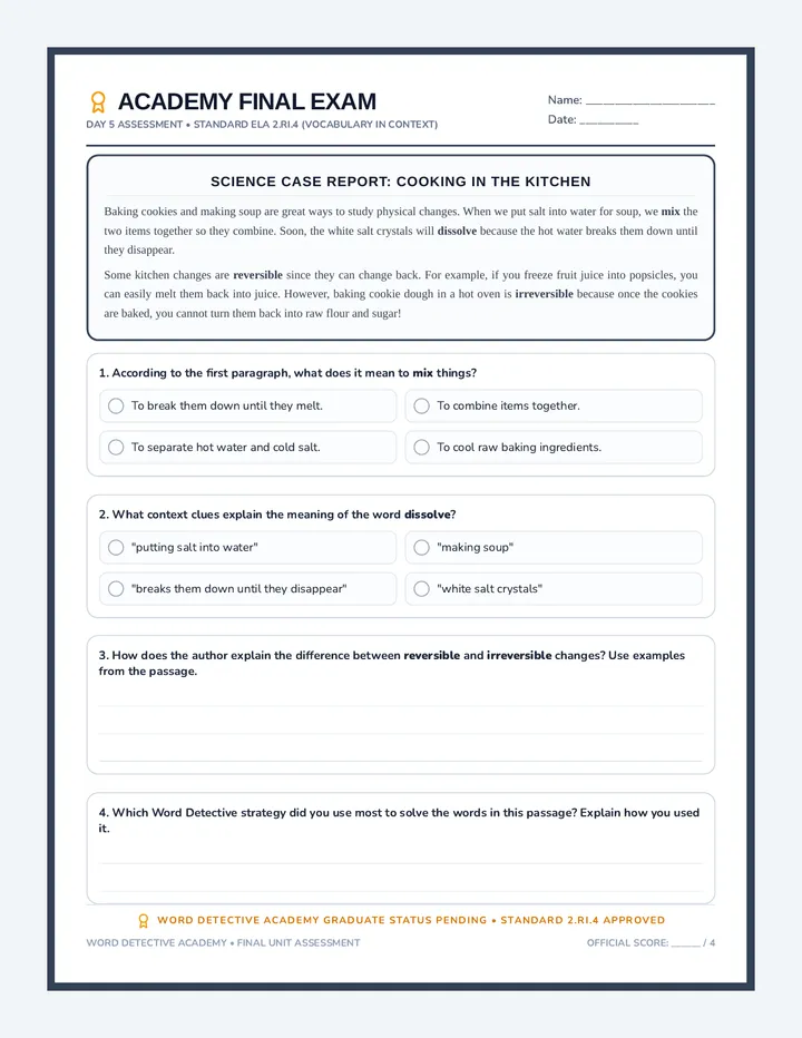 Matter Mixers Assessment
