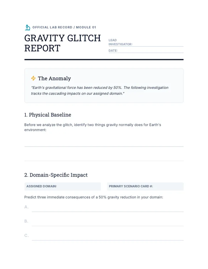 Gravity Glitch Lab Report