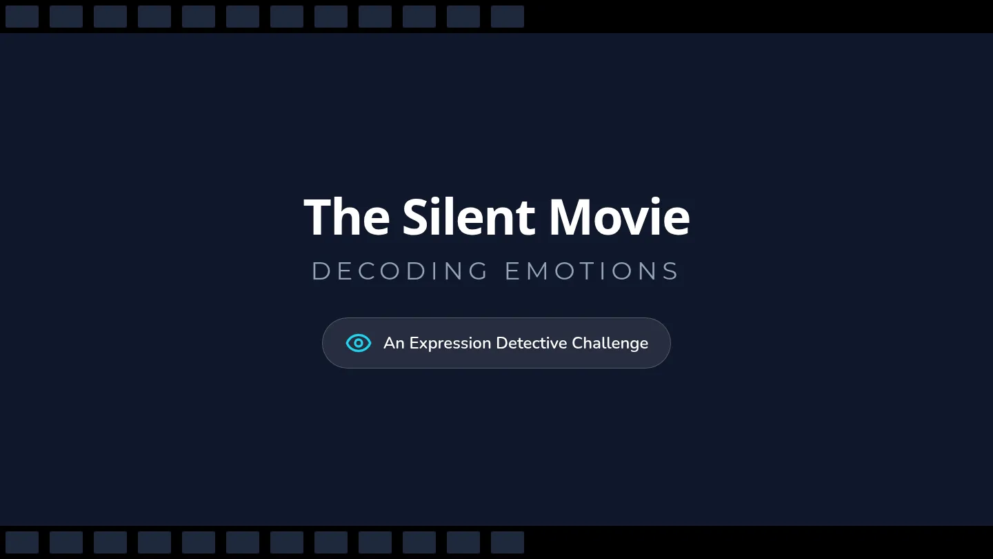 Silent Movie Slides Presentation