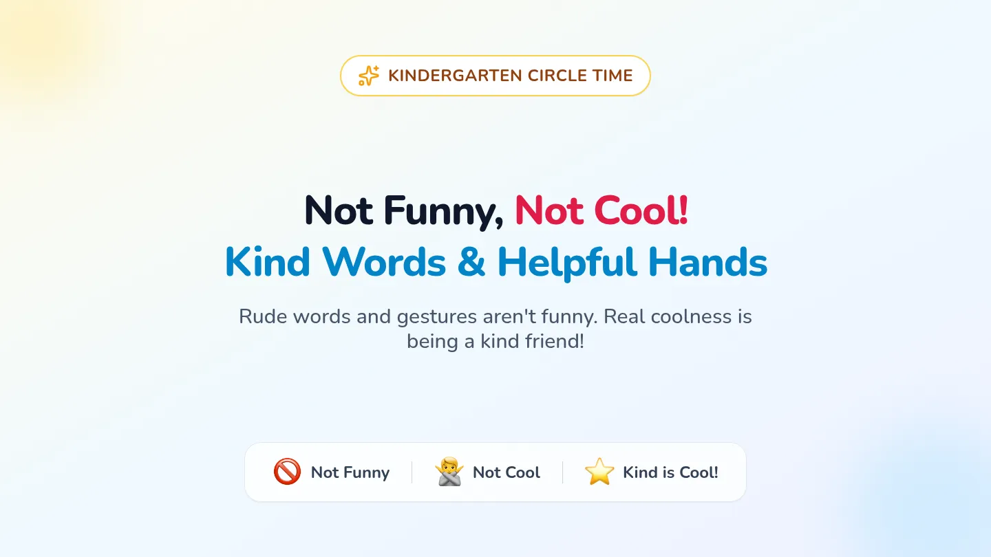 Kind Words Helpful Hands Slides