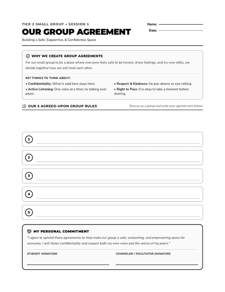 Group Agreement Activity