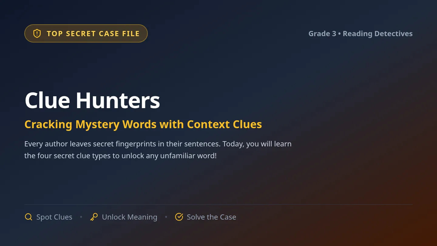 Clue Hunters Slide Deck