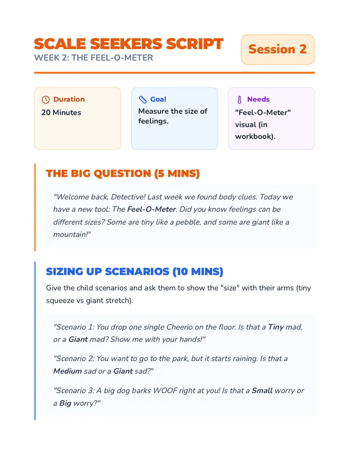 Scale Seekers Script
