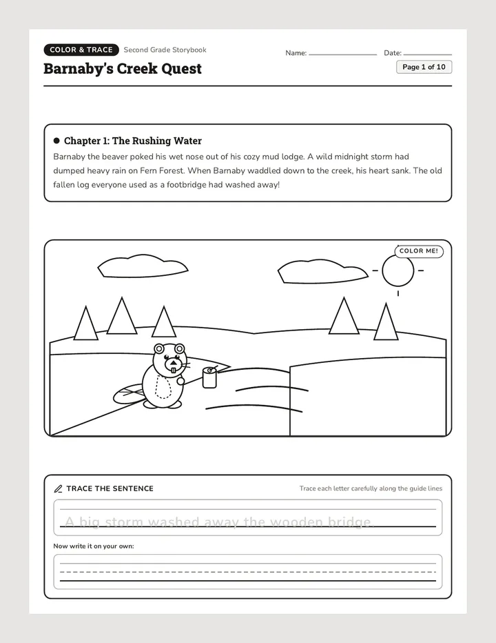 Barnaby Beaver Adventure Book