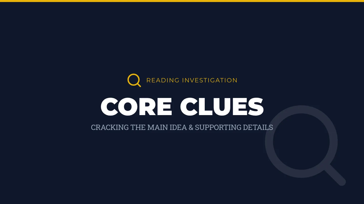 Core Clues Slides